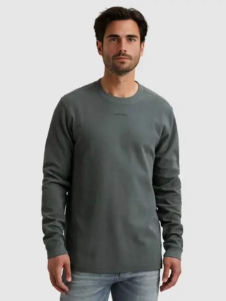 Cast Iron Long sleeve r-neck regular fit waf
