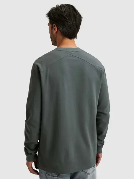Cast Iron Long sleeve r-neck regular fit waf