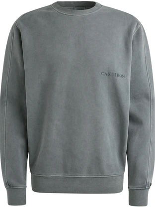 Cast Iron Long sleeve r-neck relaxed fit swe