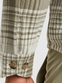 Cast Iron Long Sleeve Shirt Check weave YD
