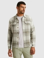 Cast Iron Long Sleeve Shirt Check weave YD