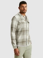 Cast Iron Long Sleeve Shirt Check weave YD