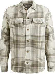 Cast Iron Long Sleeve Shirt Check weave YD