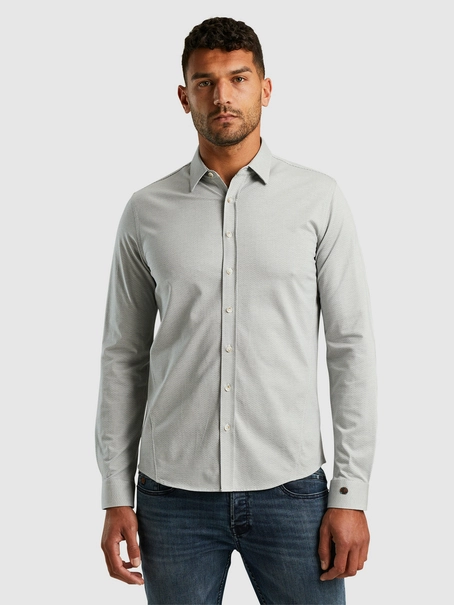 Cast Iron Long Sleeve Shirt Dobby jersey