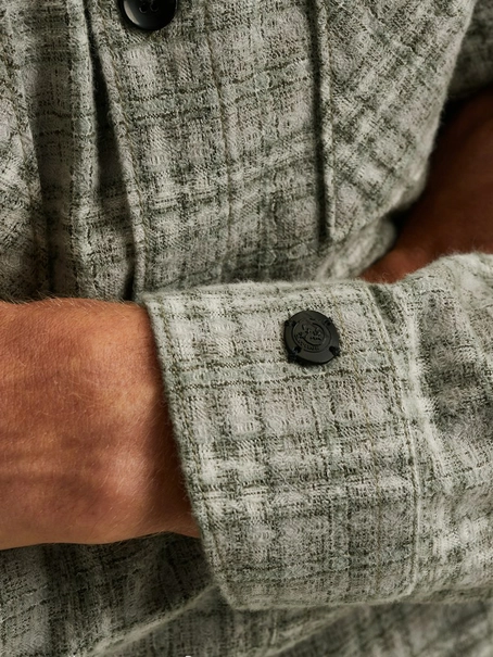 Cast Iron LONG SLEEVE SHIRT Dobby yarn dyed