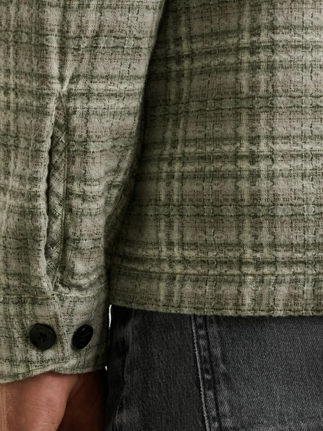 Cast Iron LONG SLEEVE SHIRT Dobby yarn dyed