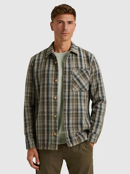 Cast Iron LONG SLEEVE SHIRT Heavy Check