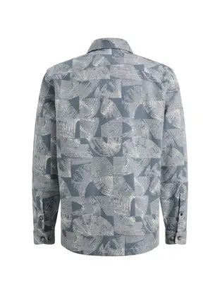 Cast Iron Long sleeve shirt Jacquard double