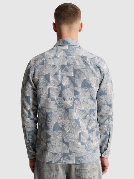 Cast Iron Long sleeve shirt Jacquard double