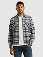 Cast Iron Long Sleeve Shirt Mouline check br