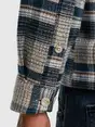 Cast Iron Long Sleeve Shirt Mouline check br