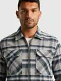 Cast Iron Long Sleeve Shirt Mouline check br