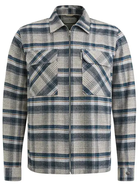 Cast Iron Long Sleeve Shirt Mouline check br