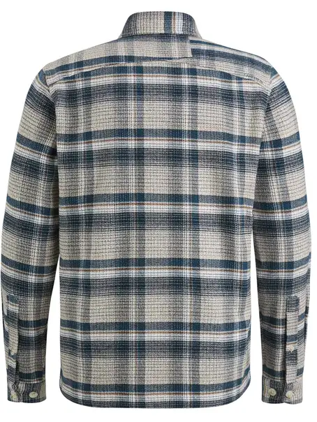 Cast Iron Long Sleeve Shirt Mouline check br
