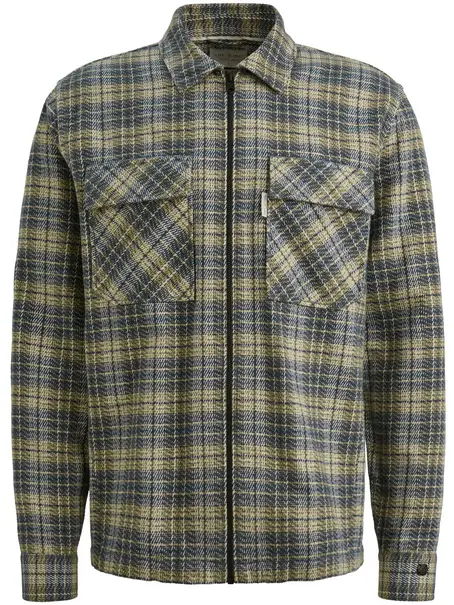 Cast Iron LONG SLEEVE SHIRT Mouline check br