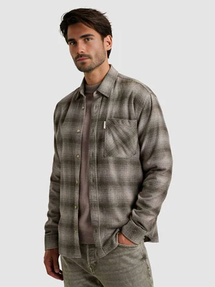 Cast Iron LONG SLEEVE SHIRT Mouline Check