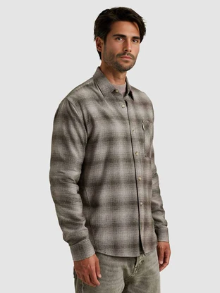Cast Iron LONG SLEEVE SHIRT Mouline Check