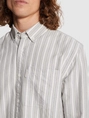 Cast Iron LONG SLEEVE SHIRT Oxford Stripe wi