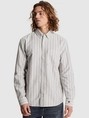 Cast Iron LONG SLEEVE SHIRT Oxford Stripe wi