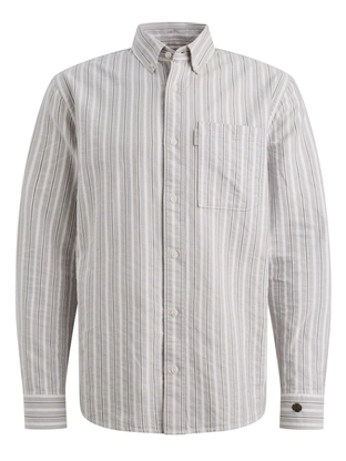 Cast Iron LONG SLEEVE SHIRT Oxford Stripe wi