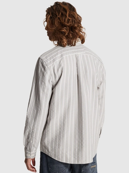 Cast Iron LONG SLEEVE SHIRT Oxford Stripe wi
