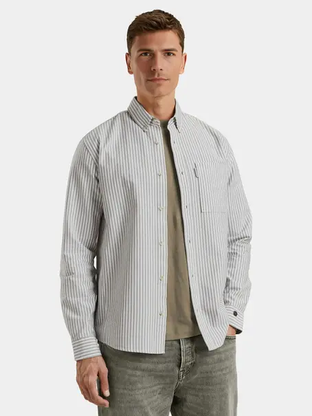Cast Iron LONG SLEEVE SHIRT Oxford Stripe
