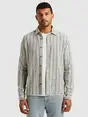 Cast Iron Long Sleeve Shirt Slub Twill strip
