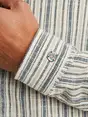 Cast Iron Long Sleeve Shirt Slub Twill strip