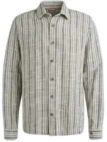 Cast Iron Long Sleeve Shirt Slub Twill strip