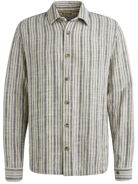 Cast Iron Long Sleeve Shirt Slub Twill strip