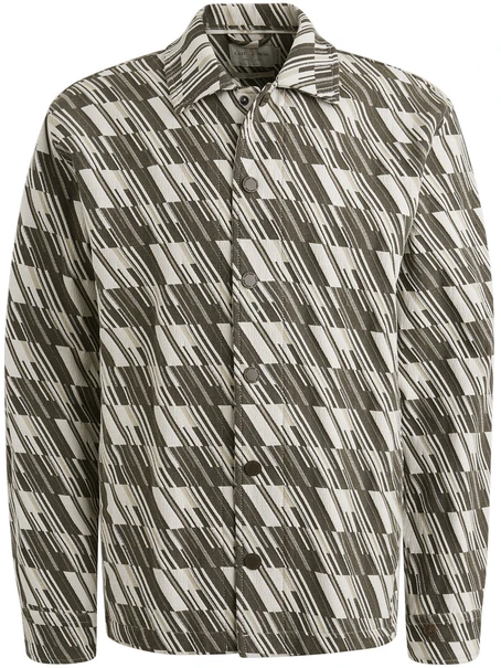 Cast Iron LONG SLEEVE SHIRT Tech Jacquard