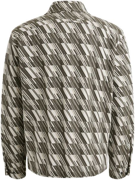 Cast Iron LONG SLEEVE SHIRT Tech Jacquard