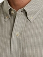 Cast Iron LONG SLEEVE SHIRT YD Stripe Brushe