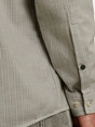 Cast Iron LONG SLEEVE SHIRT YD Stripe Brushe