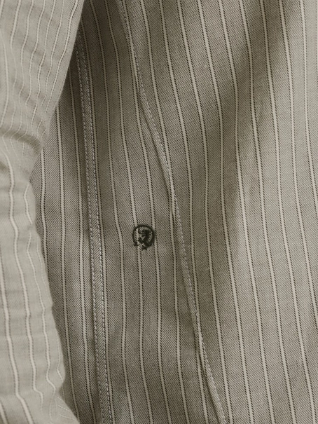Cast Iron LONG SLEEVE SHIRT YD Stripe Brushe