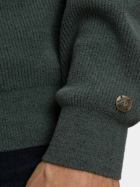 Cast Iron Mock neck soft blend