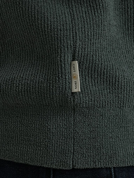 Cast Iron Mock neck soft blend
