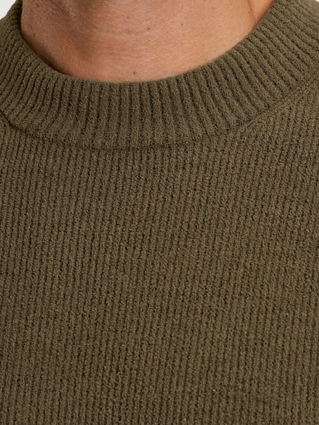 Cast Iron Mock neck soft blend