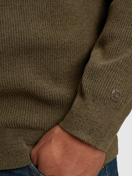 Cast Iron Mock neck soft blend
