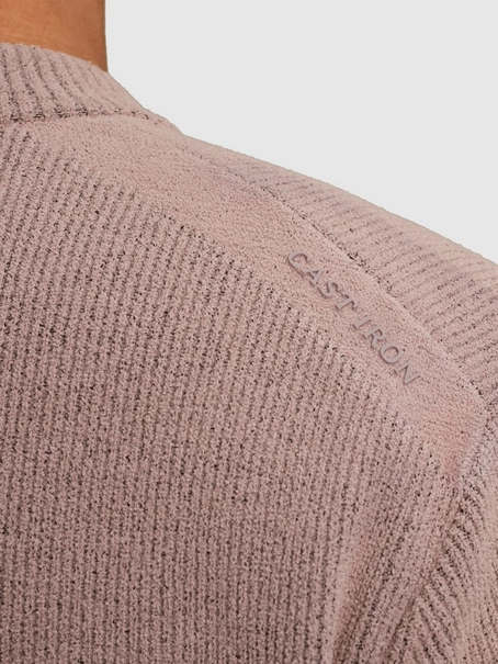 Cast Iron Mock neck soft blend