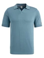 Cast Iron Short sleeve polo cotton modal
