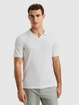 Cast Iron Short sleeve polo cotton modal