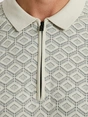 Cast Iron Short sleeve polo cotton modal