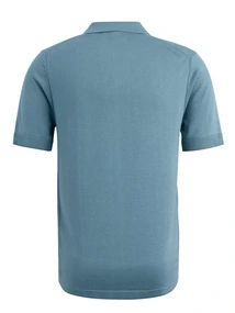 Cast Iron Short sleeve polo cotton modal