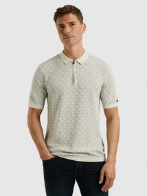 Cast Iron Short sleeve polo cotton modal