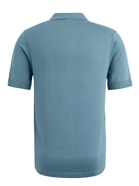 Cast Iron Short sleeve polo cotton modal