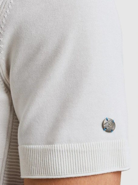 Cast Iron Short sleeve polo cotton modal
