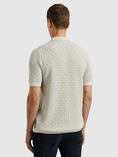 Cast Iron Short sleeve polo cotton modal