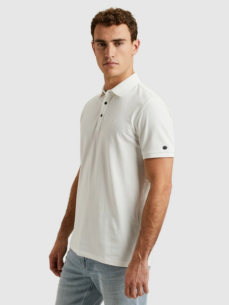 Cast Iron Short sleeve polo fine pique essen