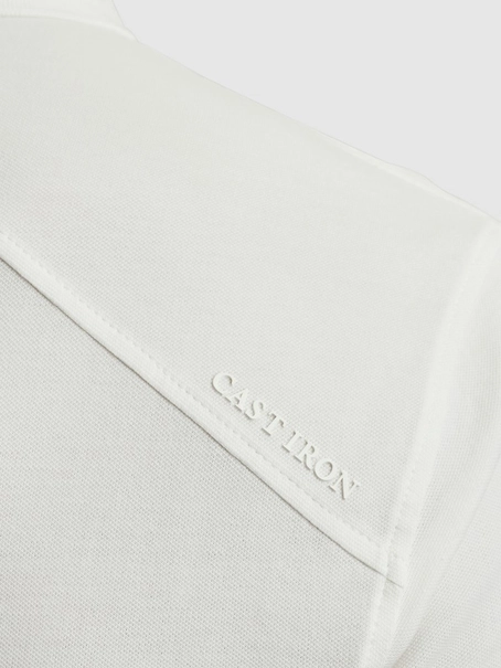 Cast Iron Short sleeve polo fine pique essen